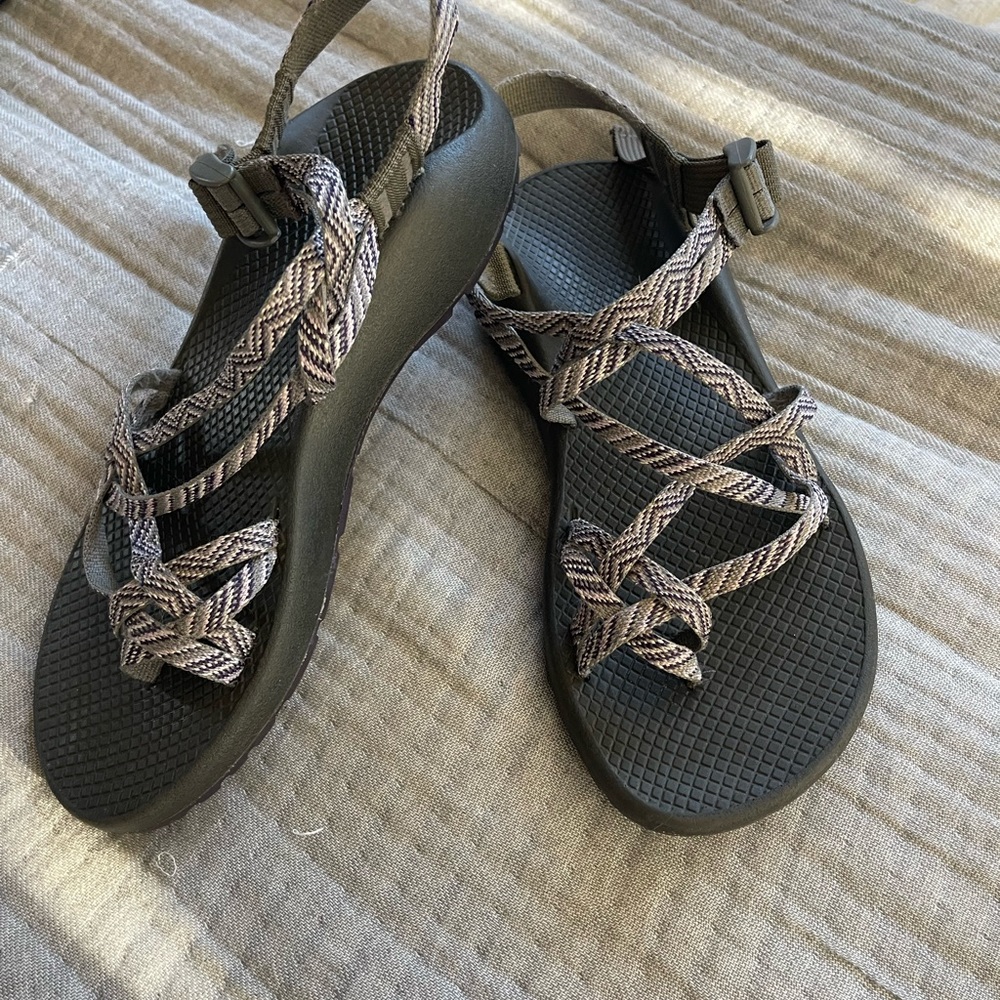 Chaco Women's Sandals with Black and Gray Straps